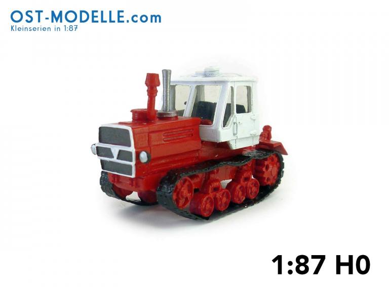 Raupentraktor T150 rot - weiß